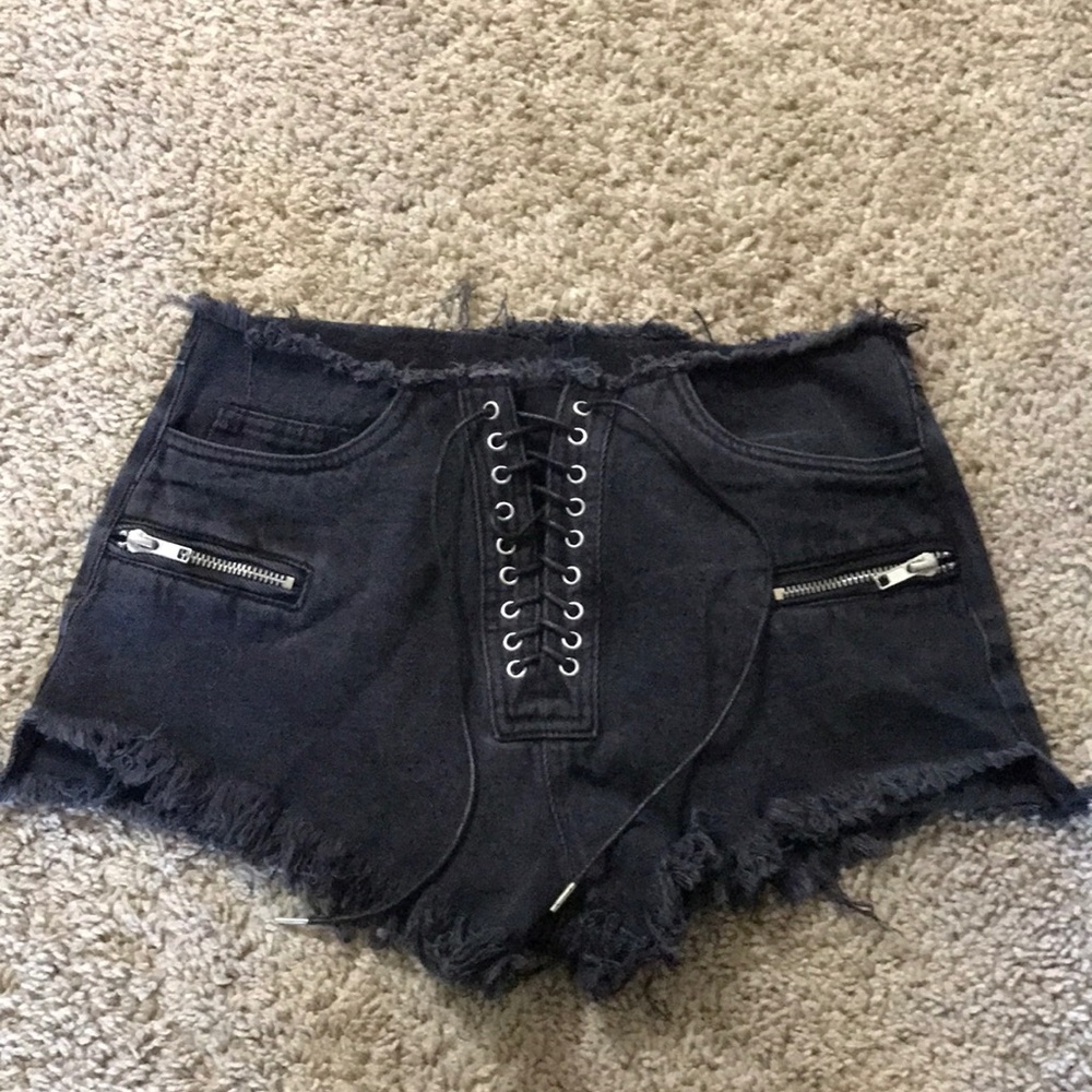 Black shorts